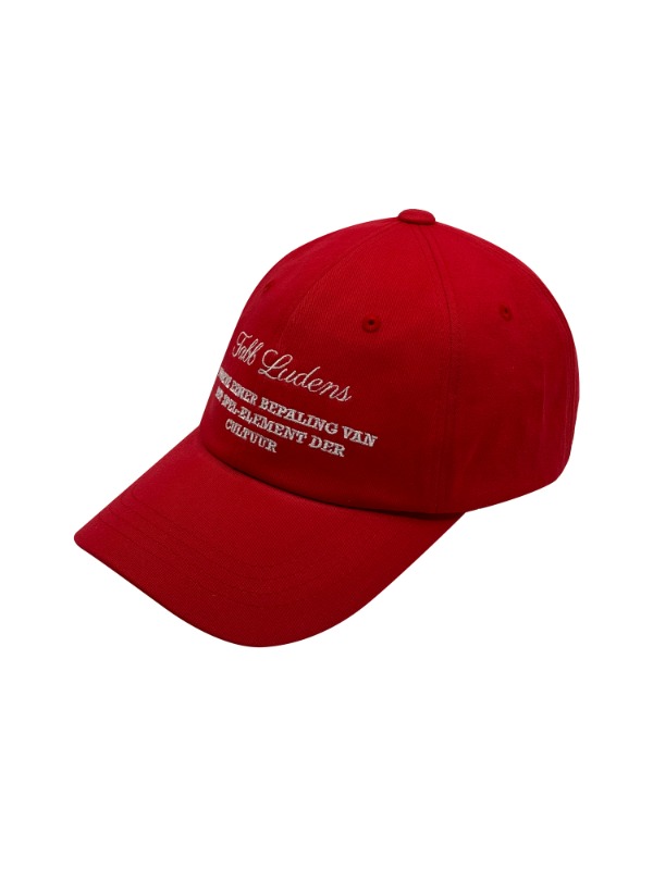 About Ludens Ball Cap_Red