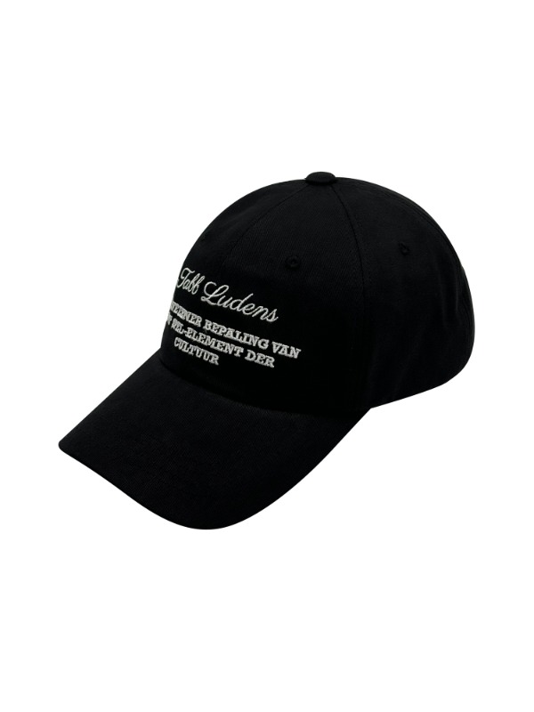 About Ludens Ball Cap_Black